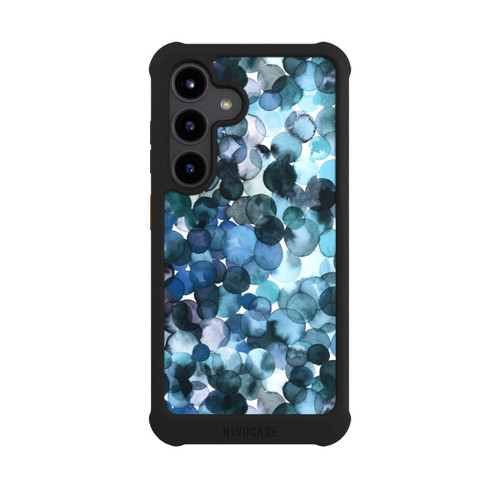 Samsung Galaxy S24 NIVOmax Blätterzauber Blau