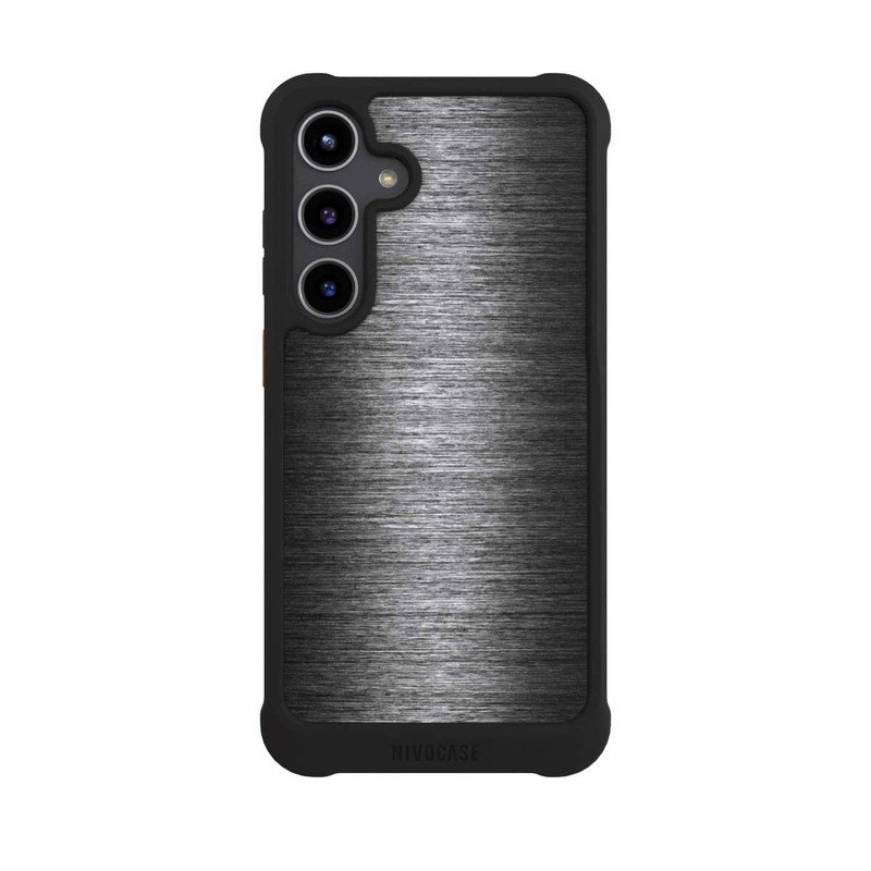 Galaxy S24 + NIVOmax Metal Look - Anthrazit