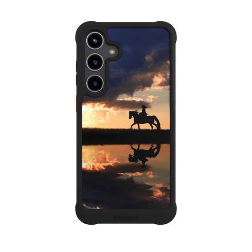 Samsung Galaxy S24+ NIVOmax Ausritt im Sonnenuntergang
