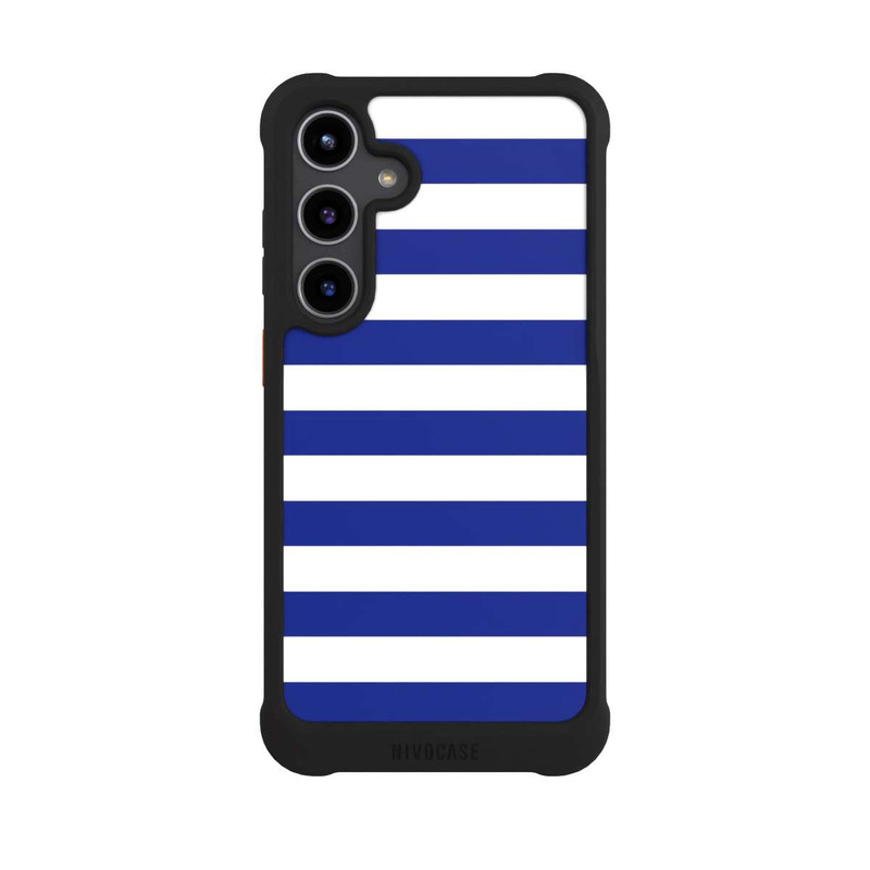 Galaxy S24 + NIVOmax Sailorstripes Blue