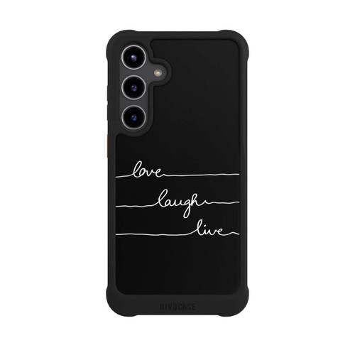 Samsung Galaxy S24+ NIVOmax Love Laugh Live weiß/schwarz