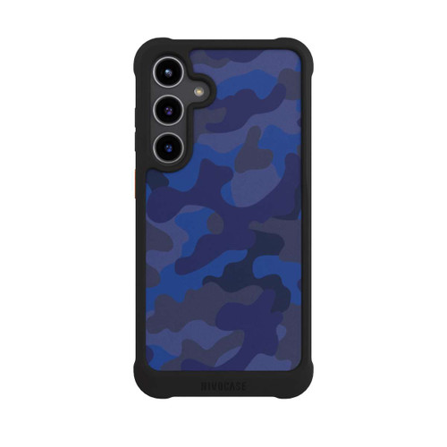 Samsung Galaxy S24+ NIVOmax Camouflage Marineblau