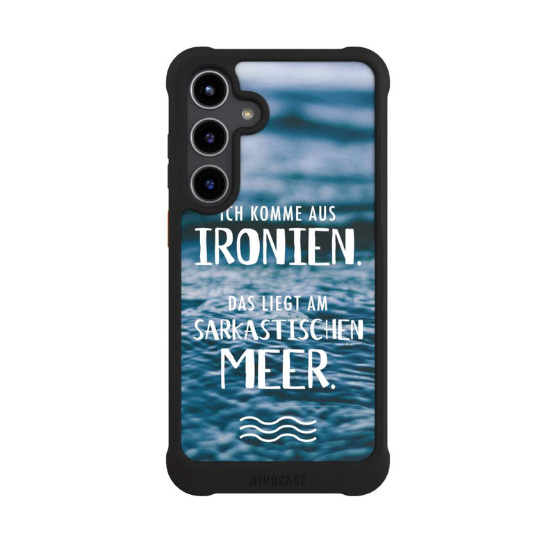 Galaxy S24 + NIVOmax Ich Komme aus Ironien