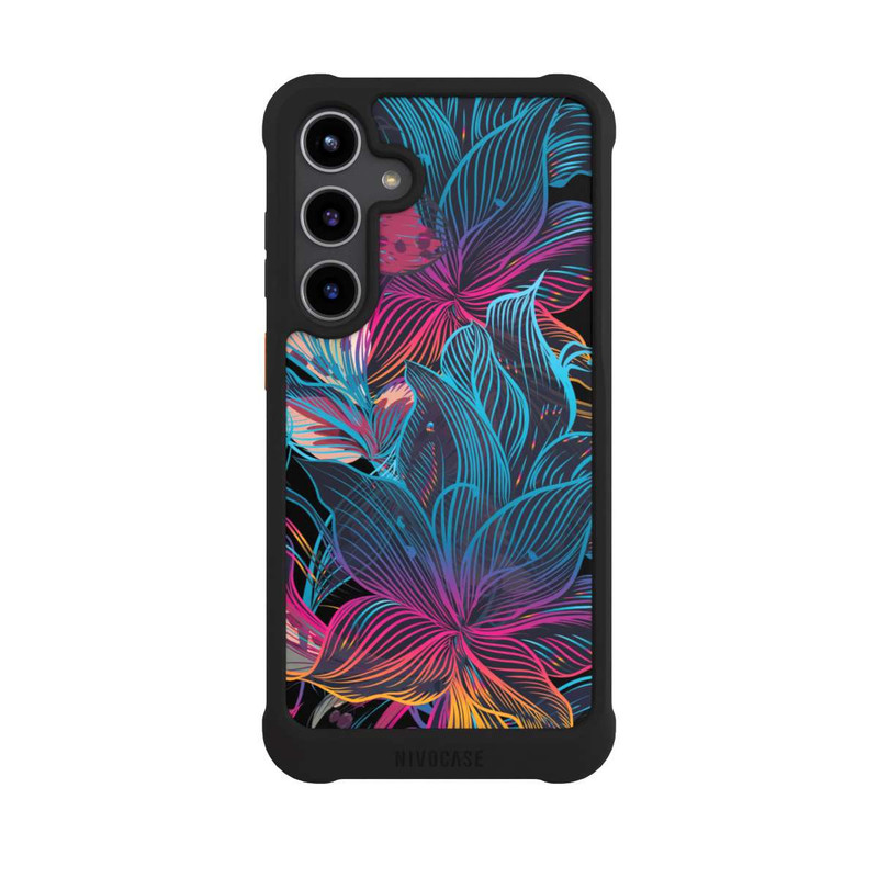 Galaxy S24 + NIVOmax Neon Flower Power
