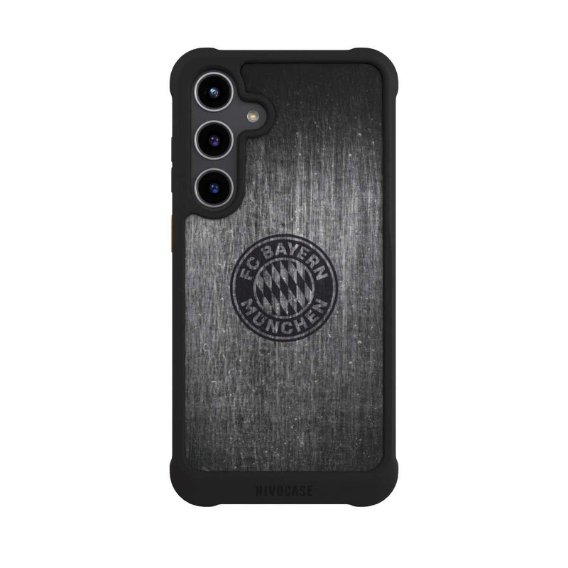 Galaxy S24 + NIVOmax Metalllook FCB Logo einfarbig