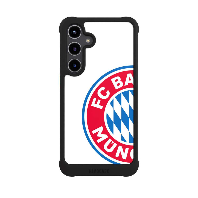 Galaxy S24 + NIVOmax Großes FCB Logo Weiß