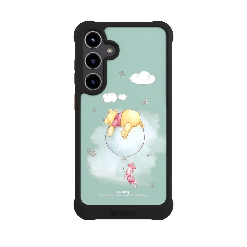 Galaxy S24 + NIVOmax Unerschrocken durch einen Ballon