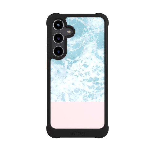 Samsung Galaxy S24+ NIVOmax Rosa am Meer