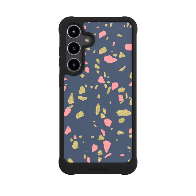 Galaxy S24 + NIVOmax Terazzo Gold Look