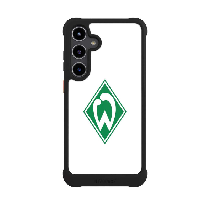 Galaxy S24 + NIVOmax Logo auf Weiß - Werder Bremen