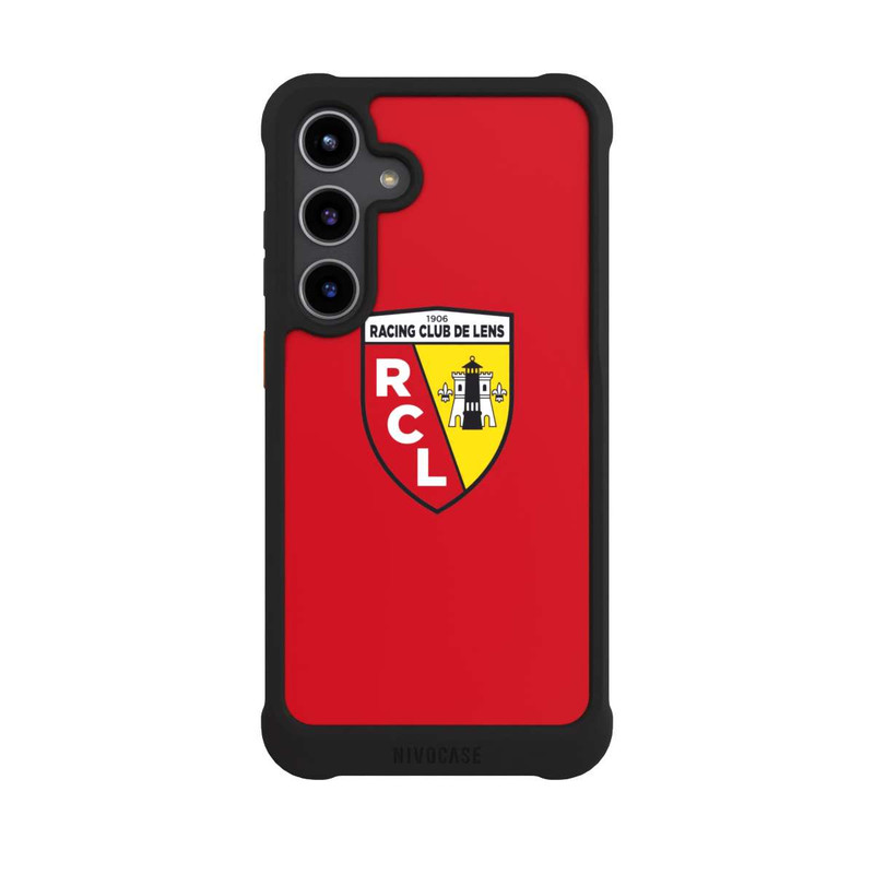 Galaxy S24 + NIVOmax RC Lens Logo en Rouge