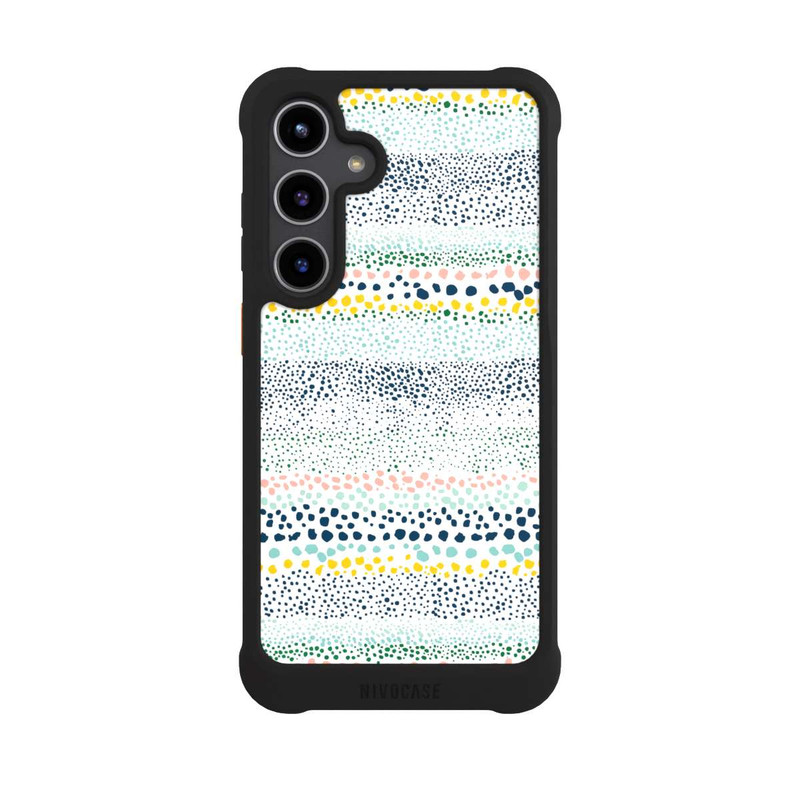 Galaxy S24 + NIVOmax Kleine Punkte, strukturiertes Weiß
