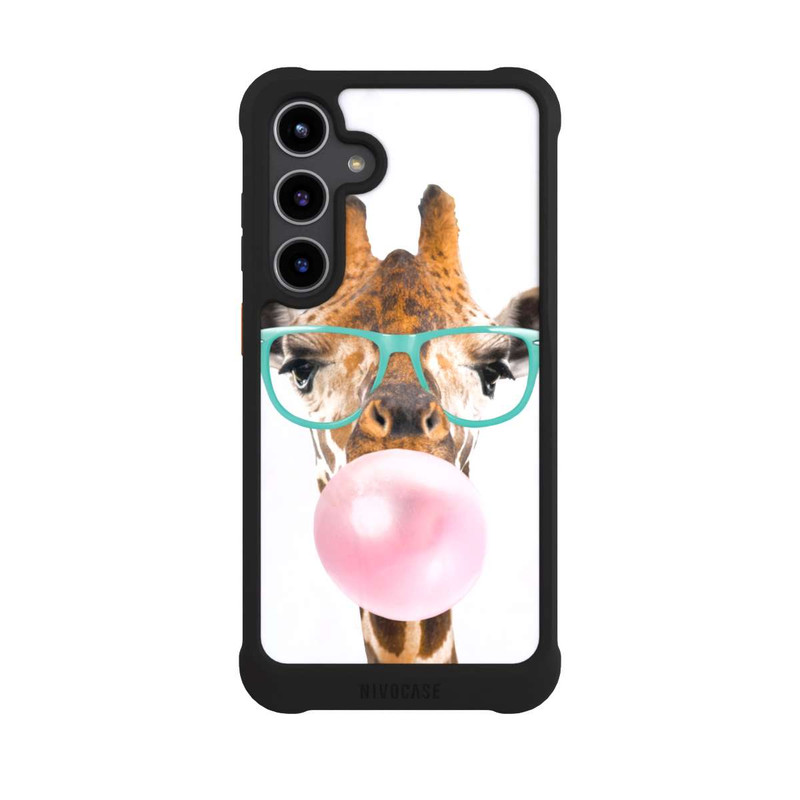 Galaxy S24 + NIVOmax Giraffe mit Kaugummi