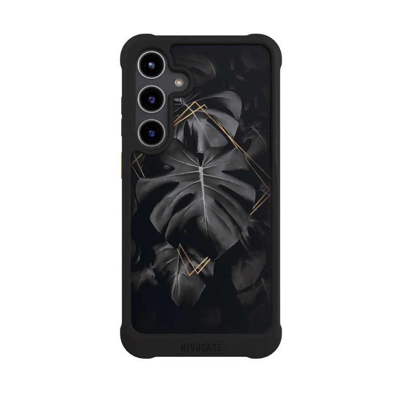 Galaxy S24 + NIVOmax Feuilles noires