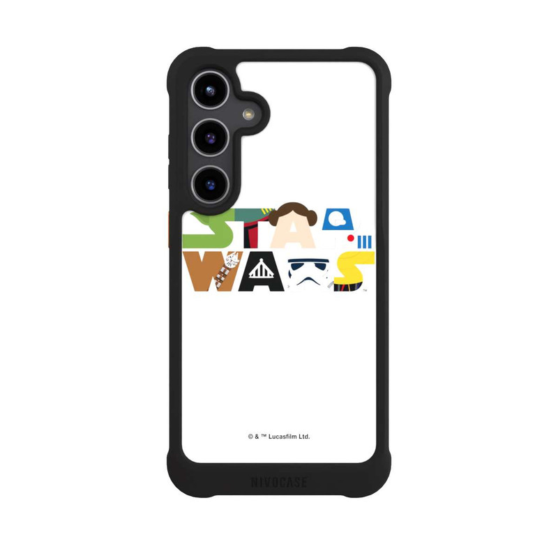 Galaxy S24 + NIVOmax Star Wars Comic Logo