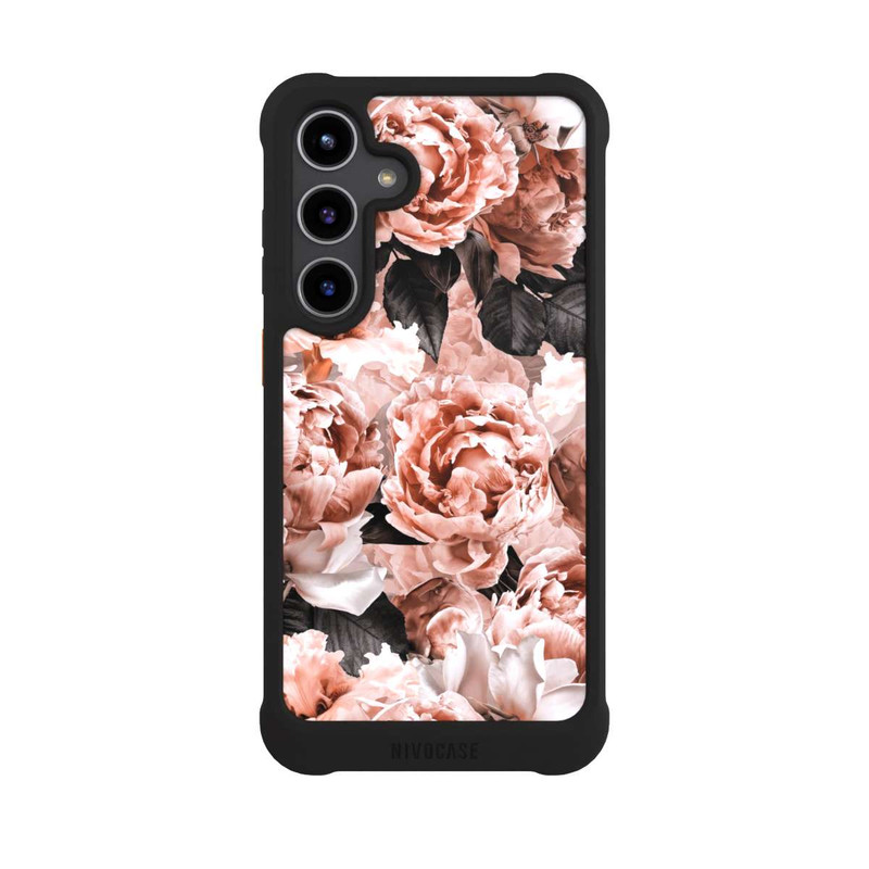 Galaxy S24 + NIVOmax Papier Peint Fleur Vintage