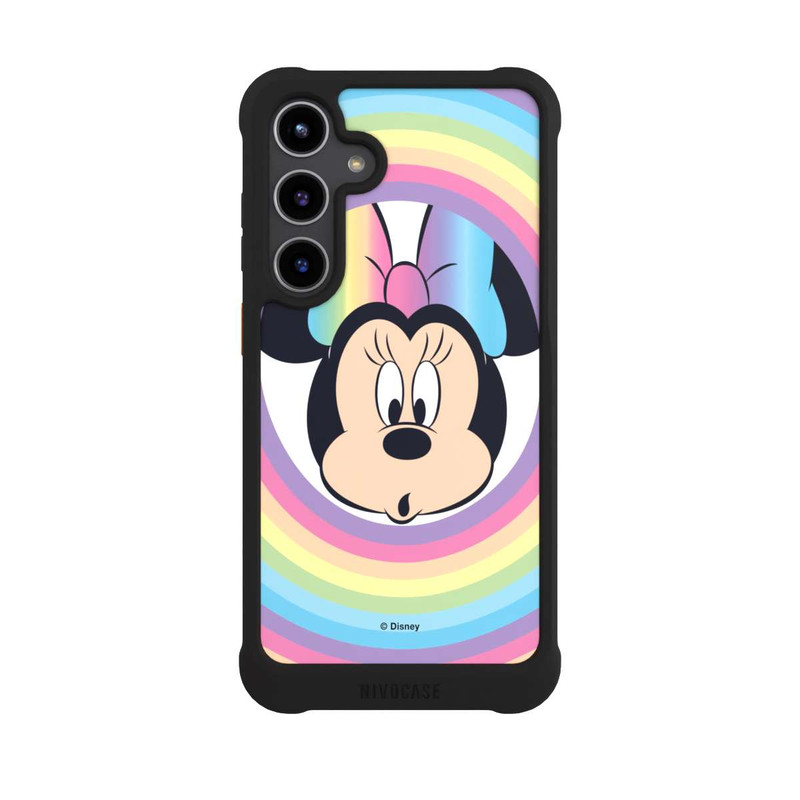 Galaxy S24 + NIVOmax Minnie Arc-en-ciel Rond