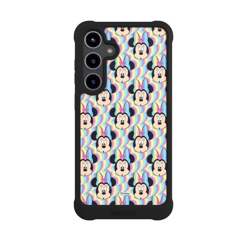 Galaxy S24 + NIVOmax Minnie Rainbow Faces