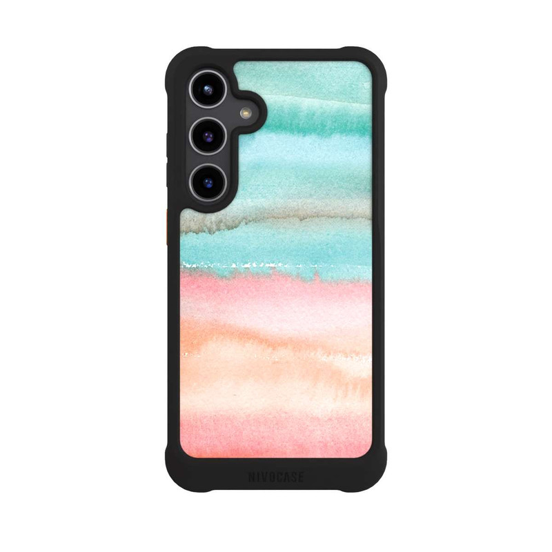 Galaxy S24 + NIVOmax sommerlicher Farbverlauf Aquarell