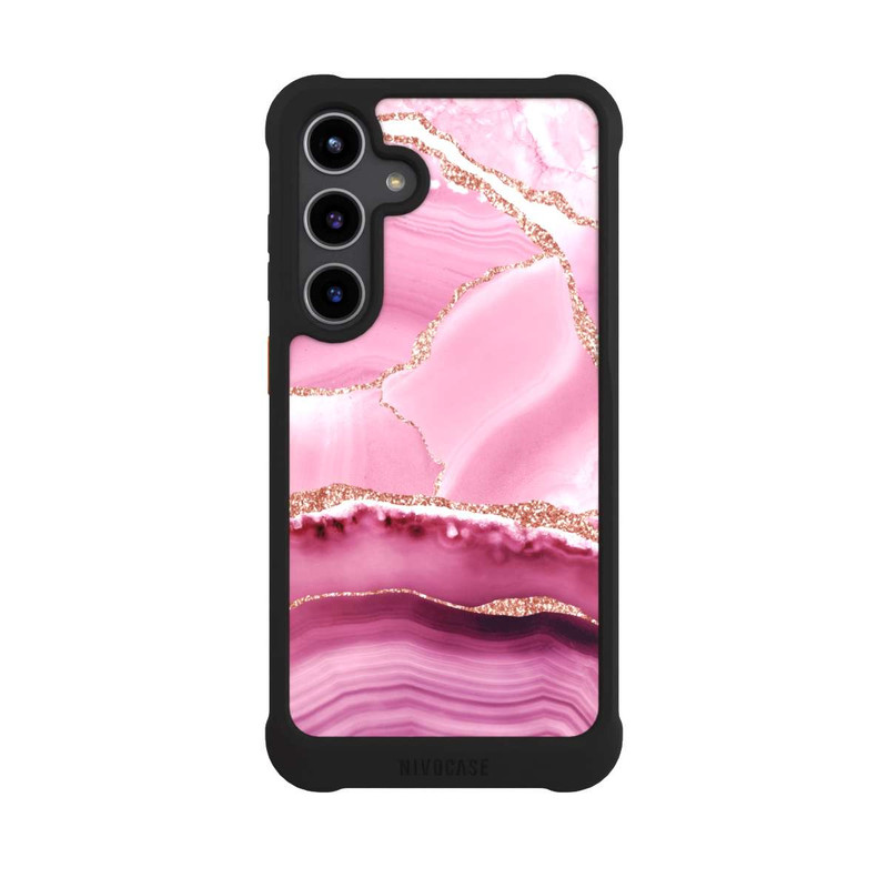 Galaxy S24 + NIVOmax Marbre Sirène Rose