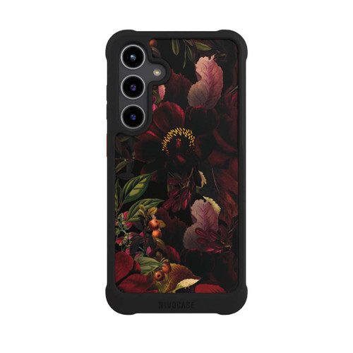 Samsung Galaxy S24+ NIVOmax Dunkle Rote Vintage Barock Rosen