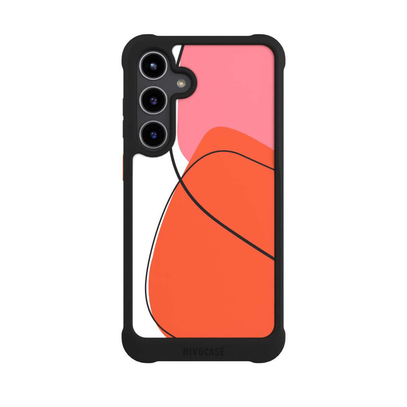 Galaxy S24 + NIVOmax Meine orangefarbene Kunst