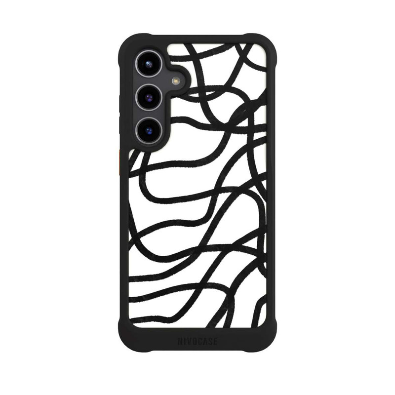 Galaxy S24 + NIVOmax Lignes noires