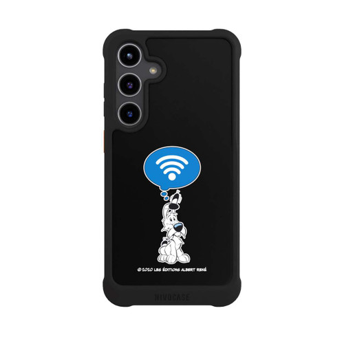 Samsung Galaxy S24+ NIVOmax Idéfix WI-FI Sur Fond Noir