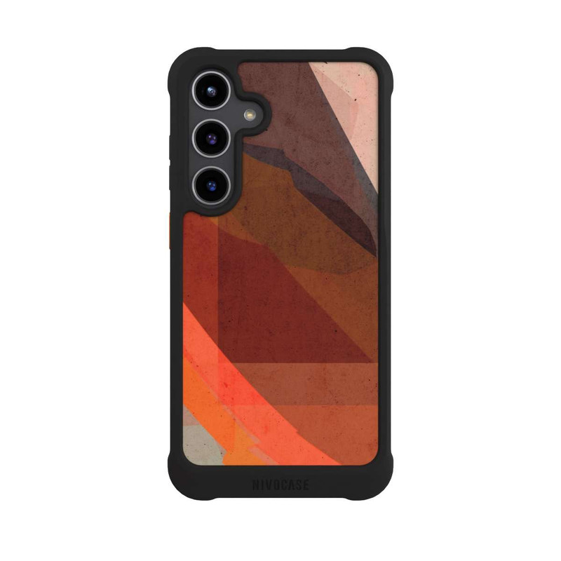 Galaxy S24 + NIVOmax Vague rouge rouille