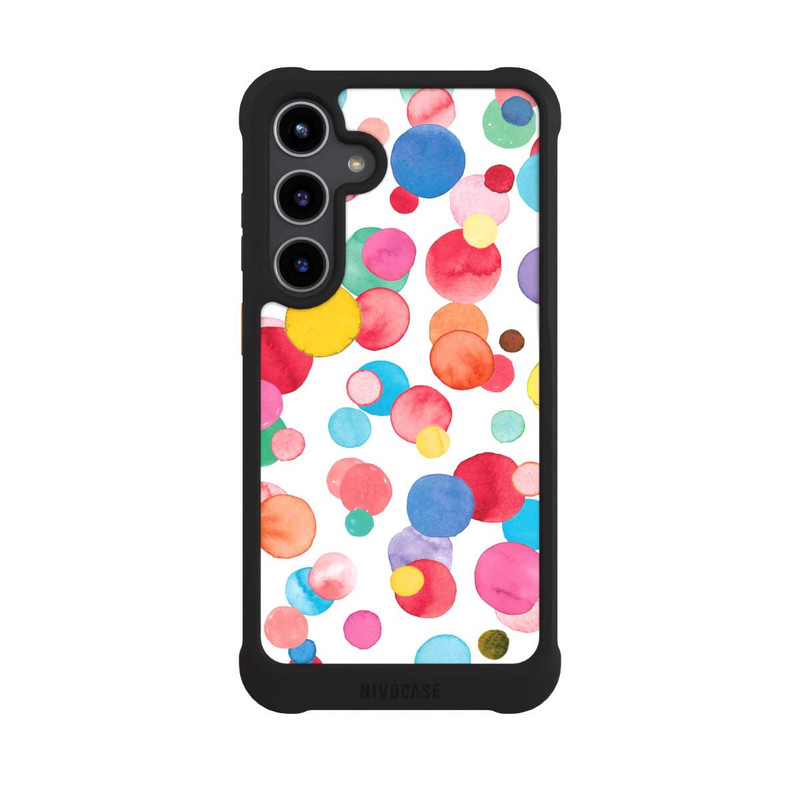 Galaxy S24 + NIVOmax Aquarelle à pois d’été