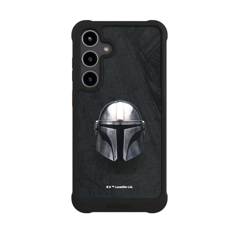 Galaxy S24 + NIVOmax Casque Mandalorien Noir