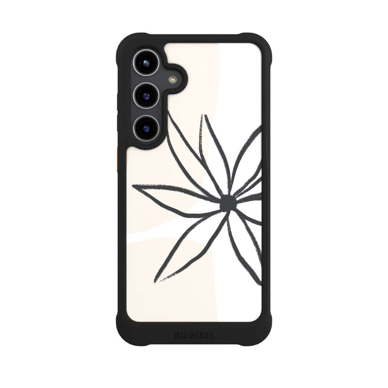 Galaxy S24 + NIVOmax Blume und Creme