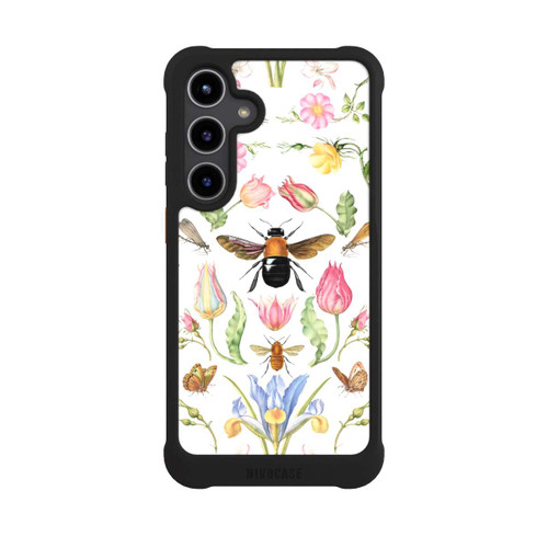 Samsung Galaxy S24+ NIVOmax Wildblumen mit Biene weiß