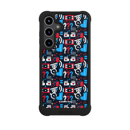 Samsung Galaxy S24+ NIVOmax Drei Fragezeichen Wildes Muster