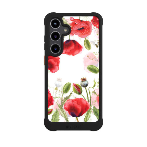 Samsung Galaxy S24+ NIVOmax Rahmen aus Mohnblumen