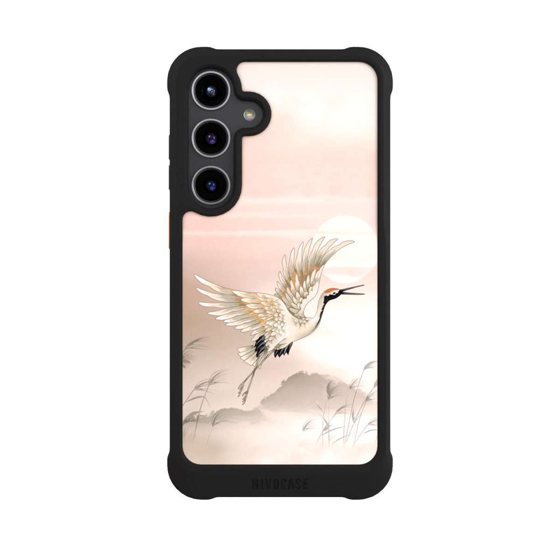 Galaxy S24 + NIVOmax Fliegender Kranich