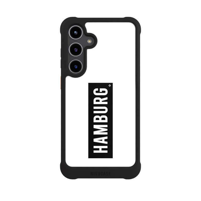 Galaxy S24 + NIVOmax HSV Hamburg Schwarz Weiss