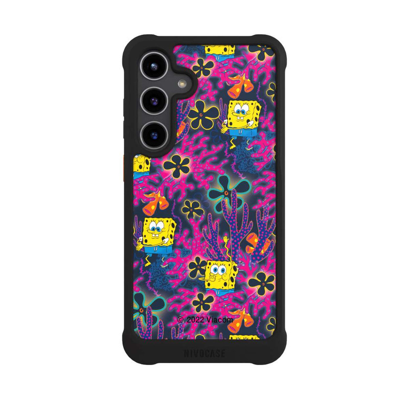Galaxy S24 + NIVOmax Spongebob - Coral Muster