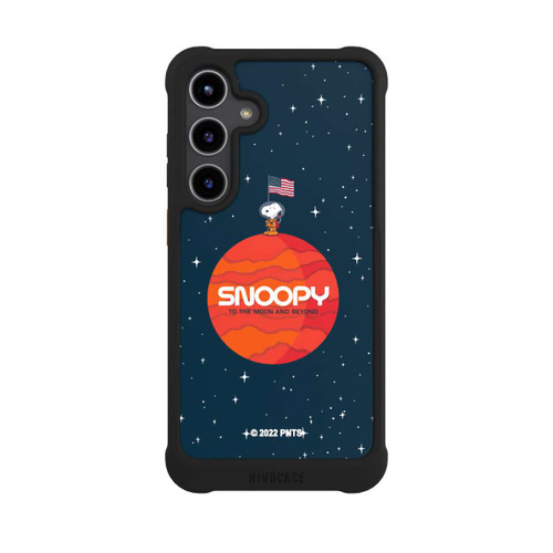Samsung Galaxy S24+ NIVOmax Snoopy Weltraumreisender Orange