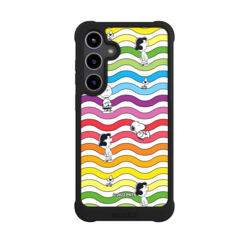 Samsung Galaxy S24+ NIVOmax Snoopy Pattern Rainbow