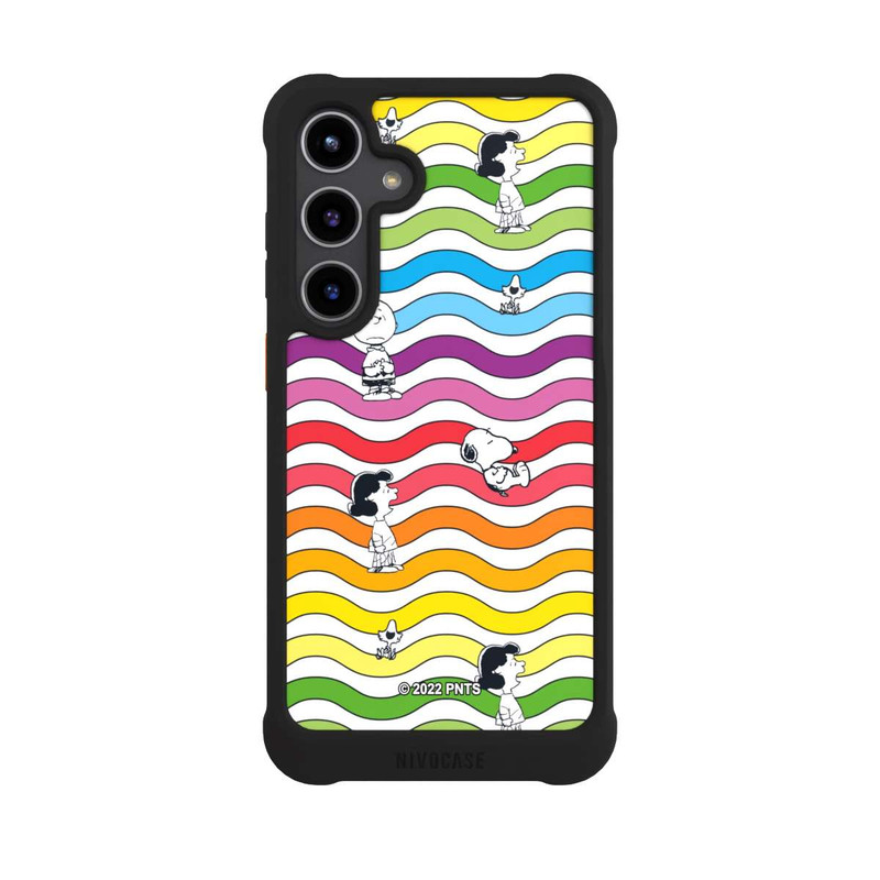 Galaxy S24 + NIVOmax Snoopy Pattern Rainbow
