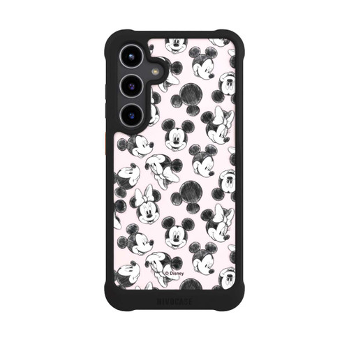 Samsung Galaxy S24+ NIVOmax Minnie &amp; Mickey Viele Gesichter Pink
