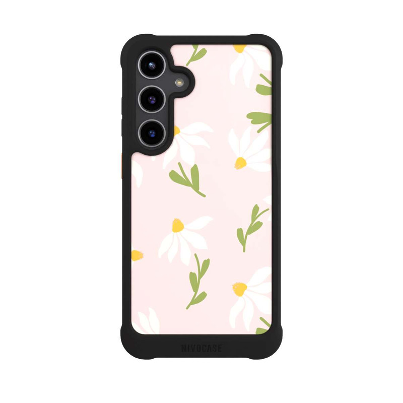 Galaxy S24 + NIVOmax Retro Gänseblümchen