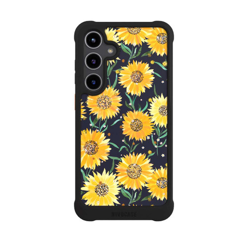 Samsung Galaxy S24+ NIVOmax Sonnenblumen schwarz