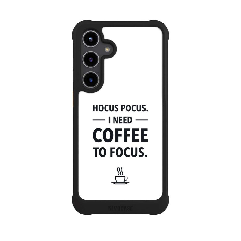 Galaxy S24 + NIVOmax Hocus Pocus I Need Coffee