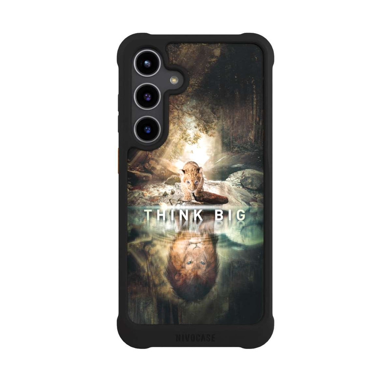 Galaxy S24 + NIVOmax Think Big Le lion