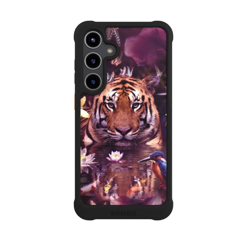 Galaxy S24 + NIVOmax Tiger flower frame