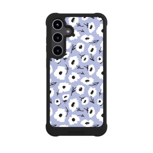 Samsung Galaxy S24+ NIVOmax Pattern Fleurs Lilas