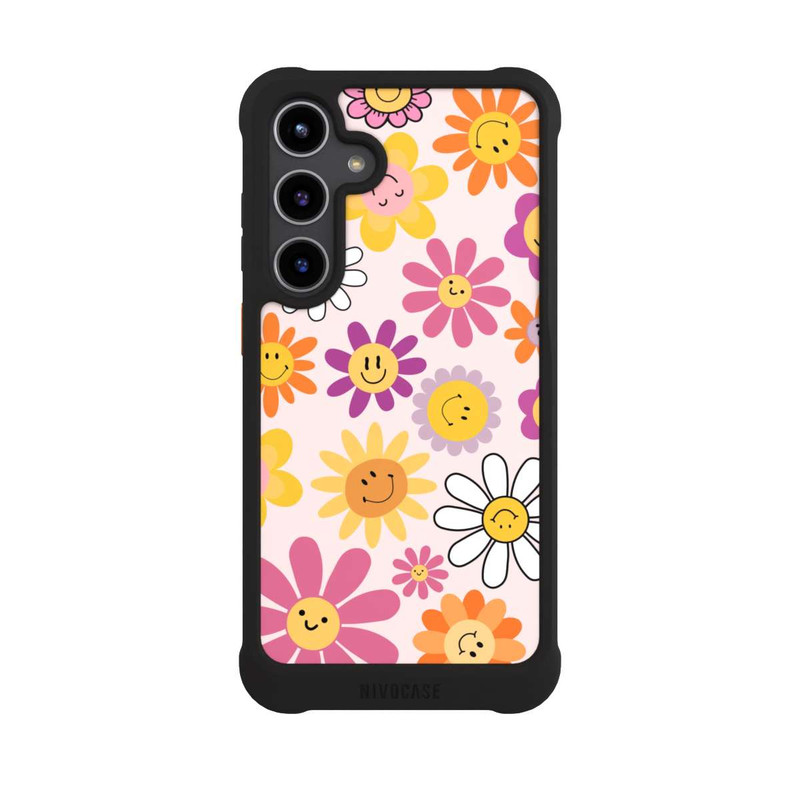 Galaxy S24 + NIVOmax Smiles Pink Flowers