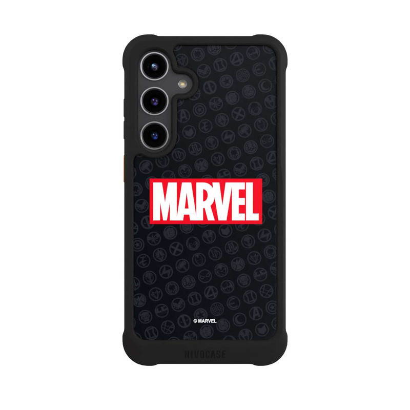 Galaxy S24 + NIVOmax Marvel Logo Black Red 